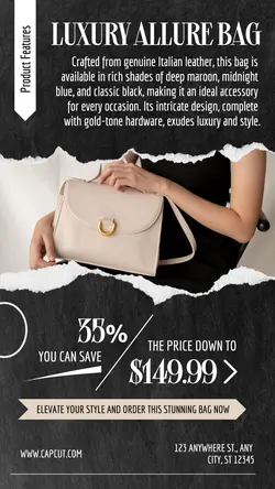 Fashion Product Features Tiktok Post