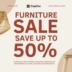 Furniture Wooden Concept - IG Post Template