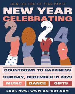 New Year Event Party Instagram Portrait