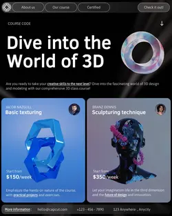 3D Training Course Display Instagram Post