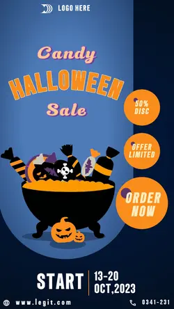 Halloween Candy Sale Promotion Instagram Story