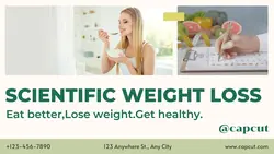 Medical Slimming products Publicity Simple