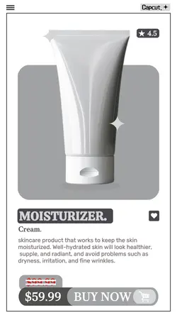 Beauty and Personal care skincare Moisturizer instagram story.