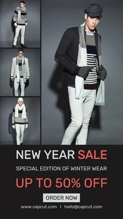 NEW YEAR FASHION PROMOTION INSTAGRAM STORY