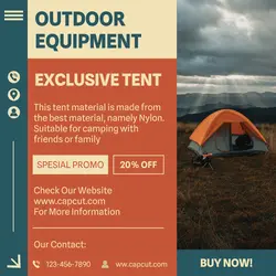 Other Industries Tent Sale Instagram Post