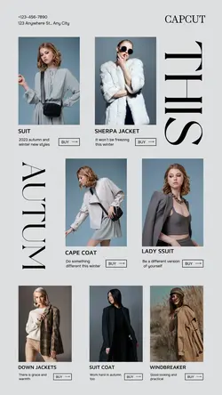 Clothing Coat Product display Minimalist