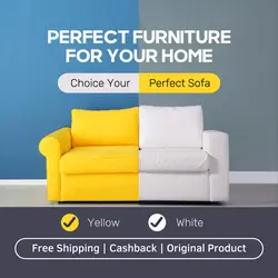 E-commerce Furniture Sofa Choice Product Display