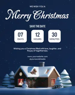 Christmas Countdown Instagram Portrait