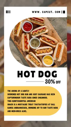   Foods & hotdog  Discount Retro