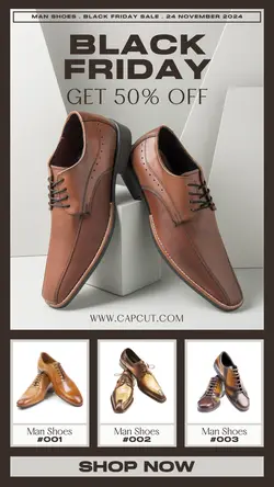 man shoes black friday sale instagram story