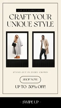 Craft Your Unique Style Instagram Story