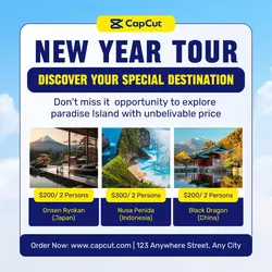 New Year Tour Promotion Instagram Post