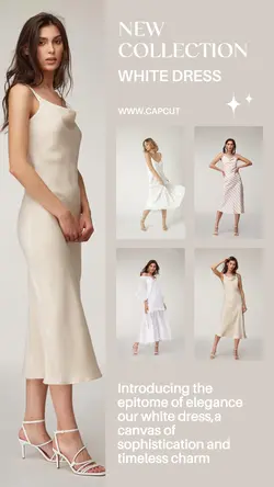 WHITE DRESS PROMOTION INSTAGRAM STORY