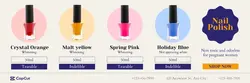Beauty  Nail Polish New arrivals Minimalist