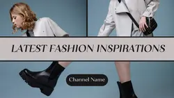 Youtube Thumbnail - Vlog Latest Fashion Inspiration