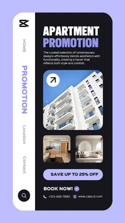 Apartment Promotion UI Style Instagram Story