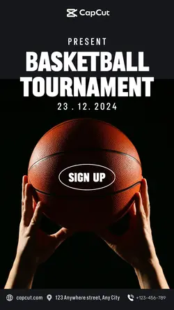 Basketball Tournament Instagram Story