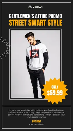 Men Fashion Sale Instagram Story