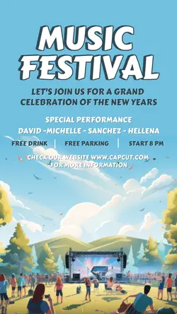 Music Festival Instagram Story