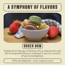 Macaroons Promote Instagram Post