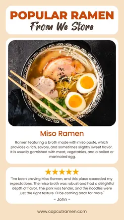 Food Popular Ramen Instagram Story