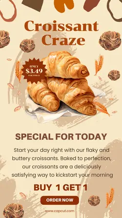 Food Buy 1 Get 1 Instagram Story