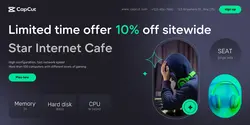 Entertainment Internet Cafe Promotion Dark