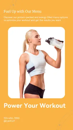 Workout & Fitness Menu