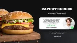 Burger Customer Testimonial for Facebook Ads