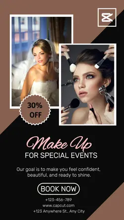 Make Up Services Promotion IG Post