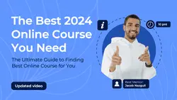 Best Course Learning Youtube Thumbnail Simple