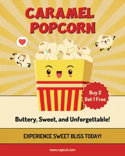 Food & Beverages Snack Popcorn Promotion
