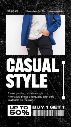 Black And White Fashion Sale