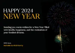 Non-Marketing New Years Card