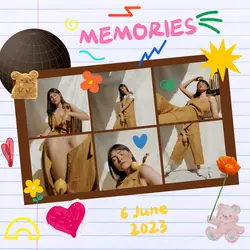 Non-Marketing Photo Collage Scrapbook Instagram Post