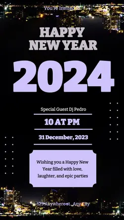 Happy New Year Instagram Story