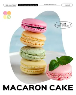 Foods & Beverage Macaron cake Show Minimalist