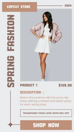2024 Spring Fashion Pink Dress Promotion