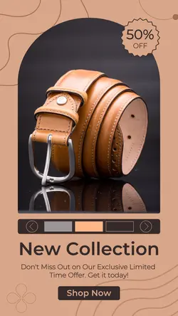 Belt Collection Fashion Product TikTok Post