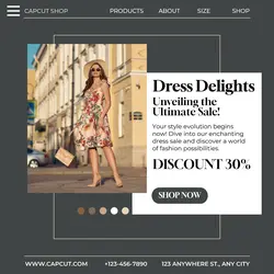 Fashion Dress Sale Promotion