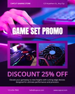 Game Set Promotion Instagram Portrait