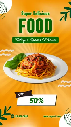 Special Menu Food Promotion