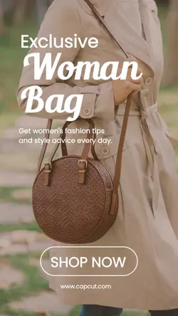 Clothing and Shoes Bag Product Display Minimalist