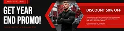 GYM End Year Promo LinkedIn Banner