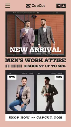 3 Multi-product Image Men's Clothes New Product Men's Suits With Pink Elegant Theme