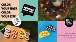 Jewelry & Accessories Hair clips Discount Collage