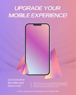 Electronic Promotion Colorful Instagram Portrait