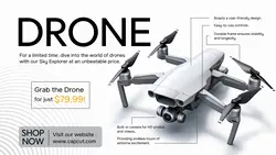 Drone Promotion for e-Commers