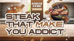 Steak That Make You Addict Vlog Youtube Thumbnail