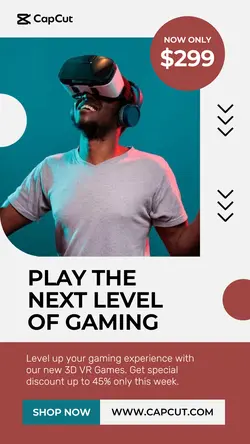 Game Online VR Discount Promotion